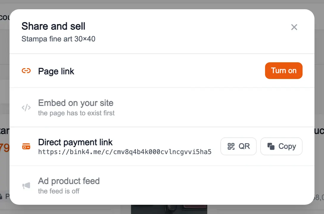 Step 2: the Bink screen